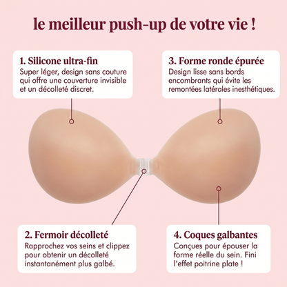 Coque Clip-Lift – Soutien-gorge adhésif invisible
